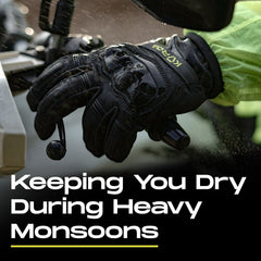 Korda splash waterproof gloves black - LRL Motors