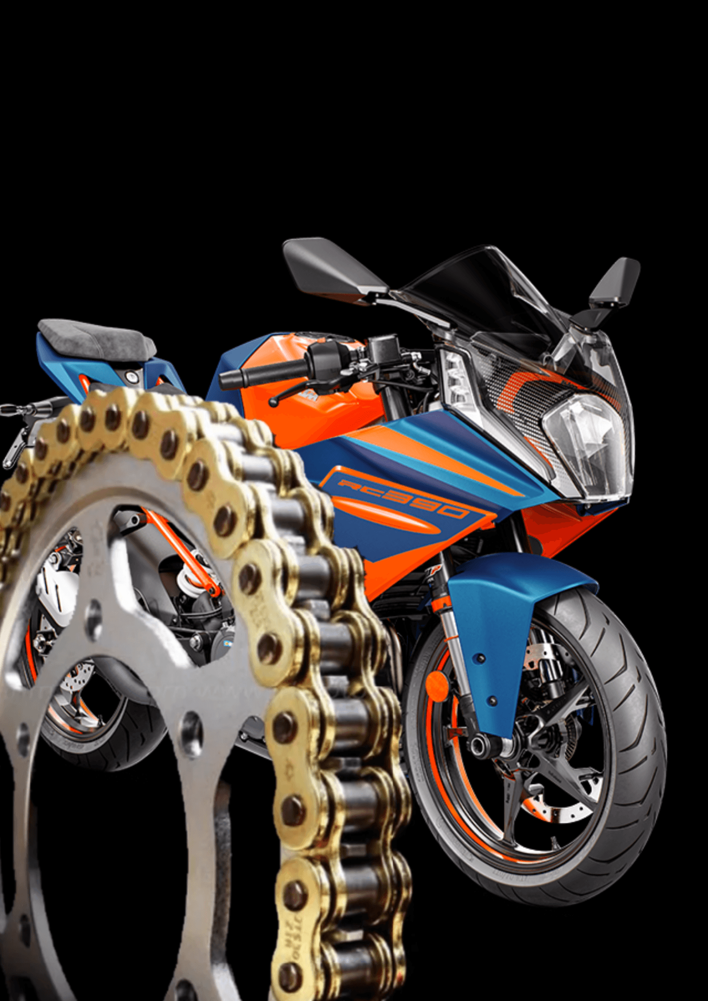 KTM 390 JT Chain Sprocket Kit - LRL Motors