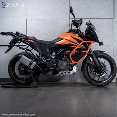 KTM Adventure 250/ 390/ X Zana Crash Guard with slider- Orange - LRL Motors