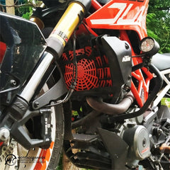 KTM Duke | RC 125/ 200/ 250/ 390 MOTOAGGRANDIZE Radiator Guard | Cover | Protector Version 2 - LRL Motors