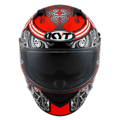 KYT NF-R Steel Flower Red - LRL Motors