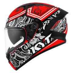 KYT NF-R Steel Flower Red - LRL Motors