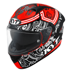 KYT NF-R Steel Flower Red - LRL Motors