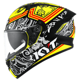 KYT NF-R Steel Flower Yellow - LRL Motors