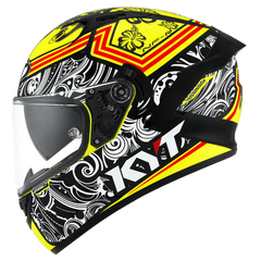 KYT NF-R Steel Flower Yellow - LRL Motors