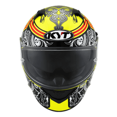 KYT NF-R Steel Flower Yellow - LRL Motors