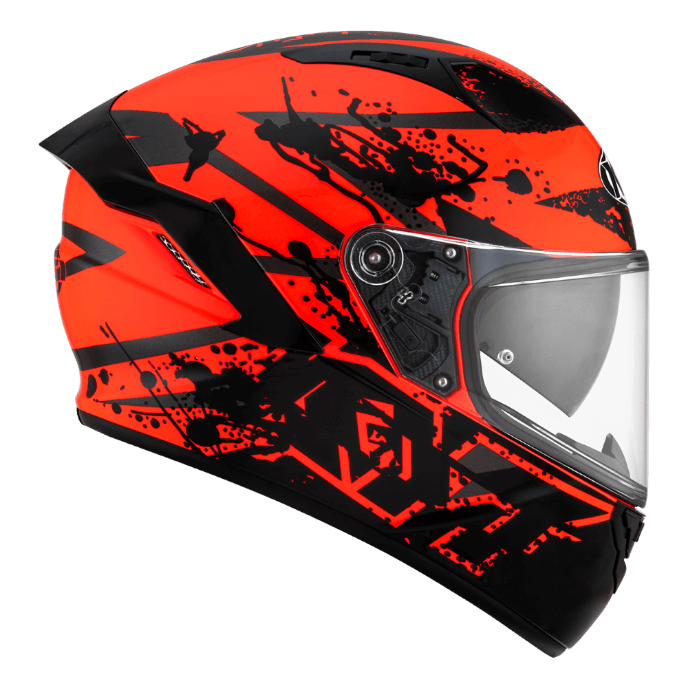 KYT NFR neutron red Full Face Helmet - LRL Motors