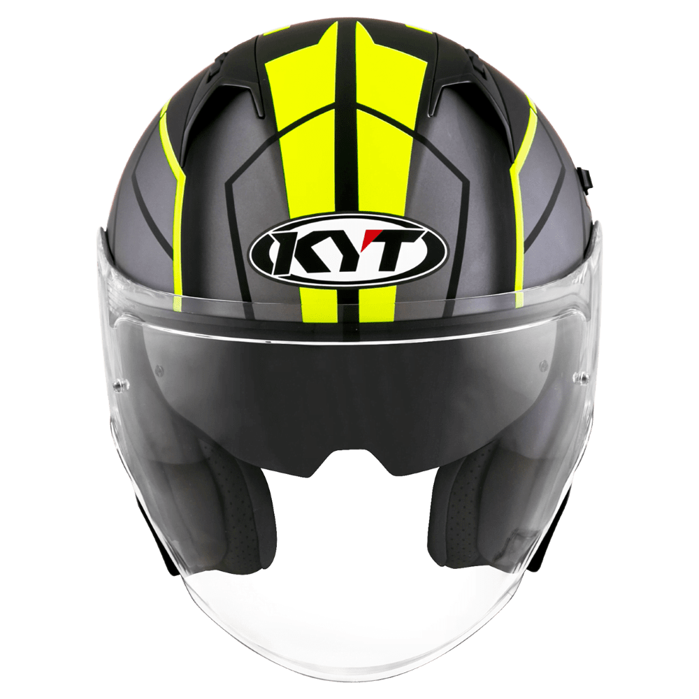 KYT NJ-F Motion Matt Yellow Fluo - LRL Motors