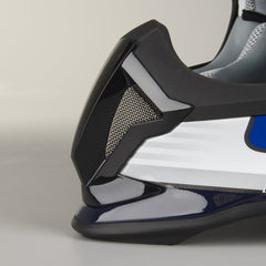 KYT Strike Eagle Wings MX Helmet White & Blue - LRL Motors