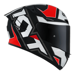 KYT TT Course Electron Matt Grey/Red - LRL Motors