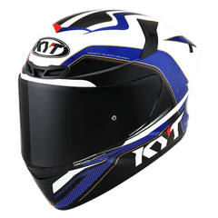 KYT TT Course Grand Prix Blue/Red - LRL Motors