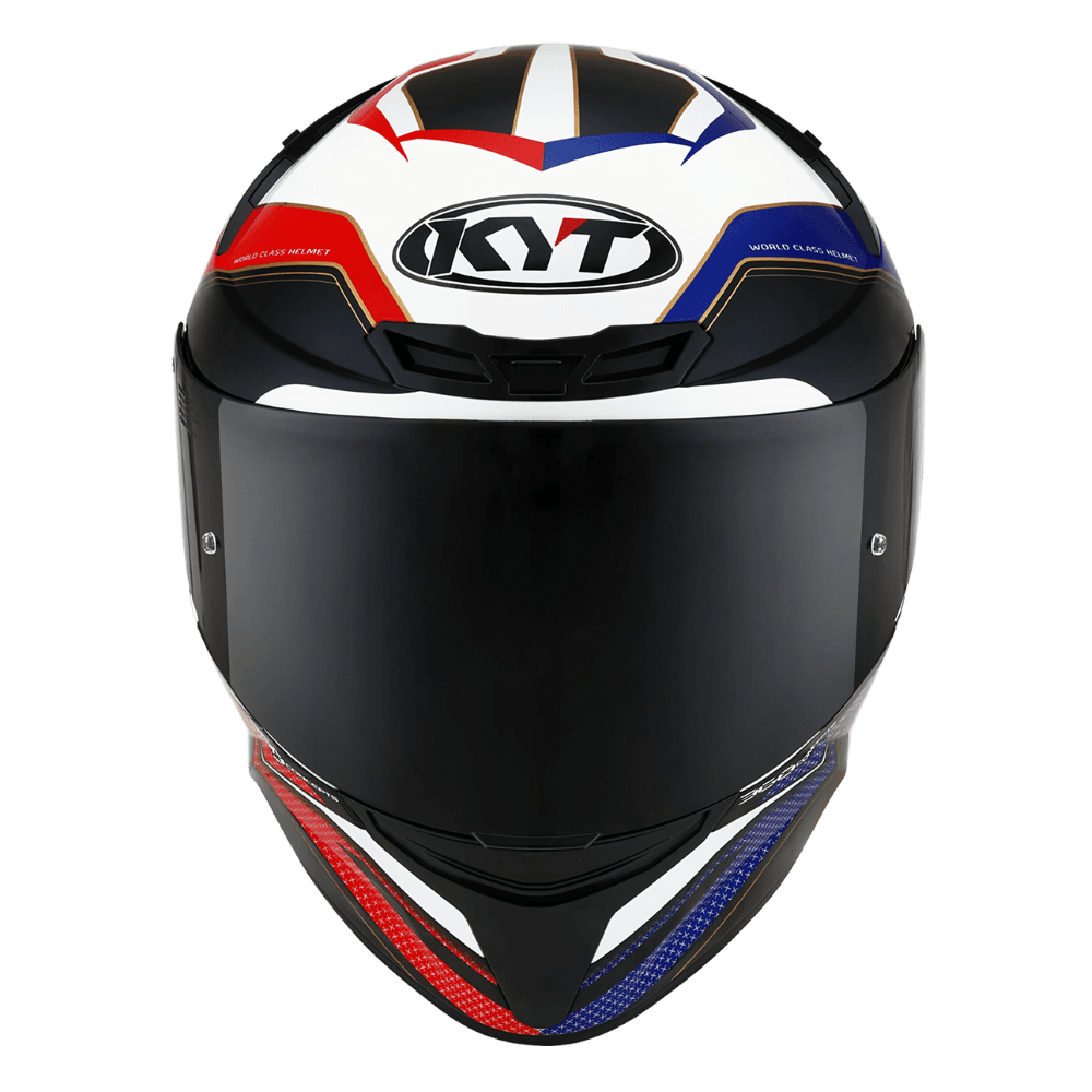 KYT TT Course Grand Prix Blue/Red - LRL Motors