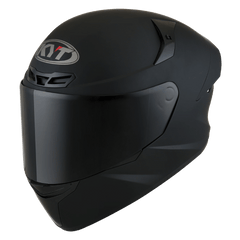 KYT TT Course Plain Matt Black - LRL Motors