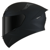 KYT TT Course Plain Matt Black - LRL Motors