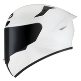 KYT TT Course Plain White - LRL Motors