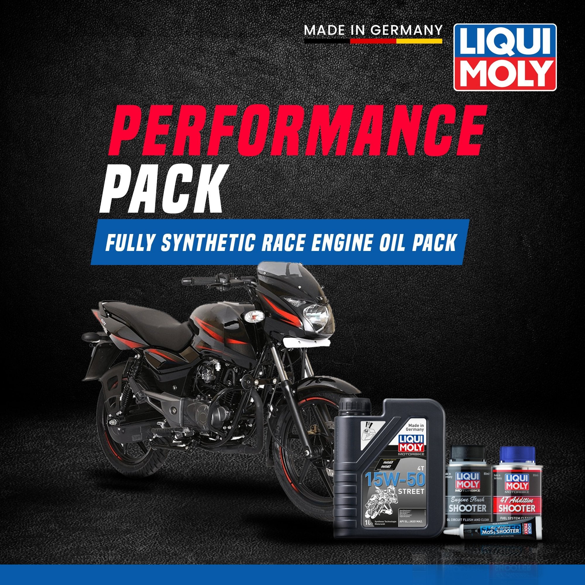 Liqui Moly Bajaj Pulsar 150 Performance Pack - LRL Motors