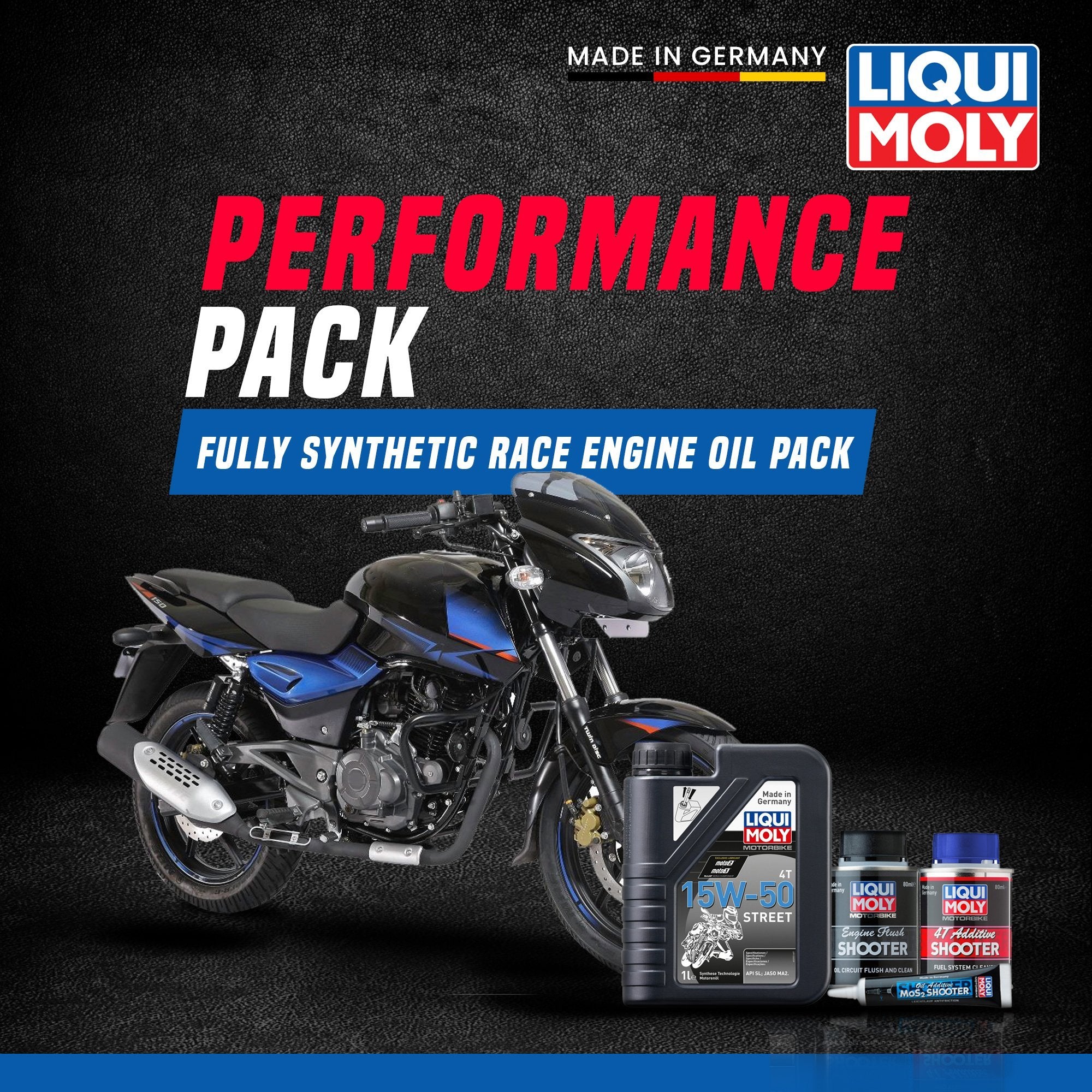 Liqui Moly Bajaj Pulsar 180 Performance Pack - LRL Motors