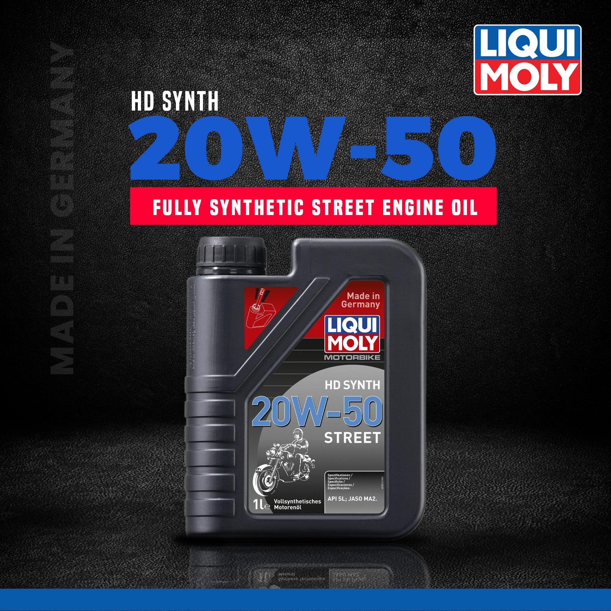 Liqui Moly HD 20W50 Fully Synthetic 1 L - LRL Motors