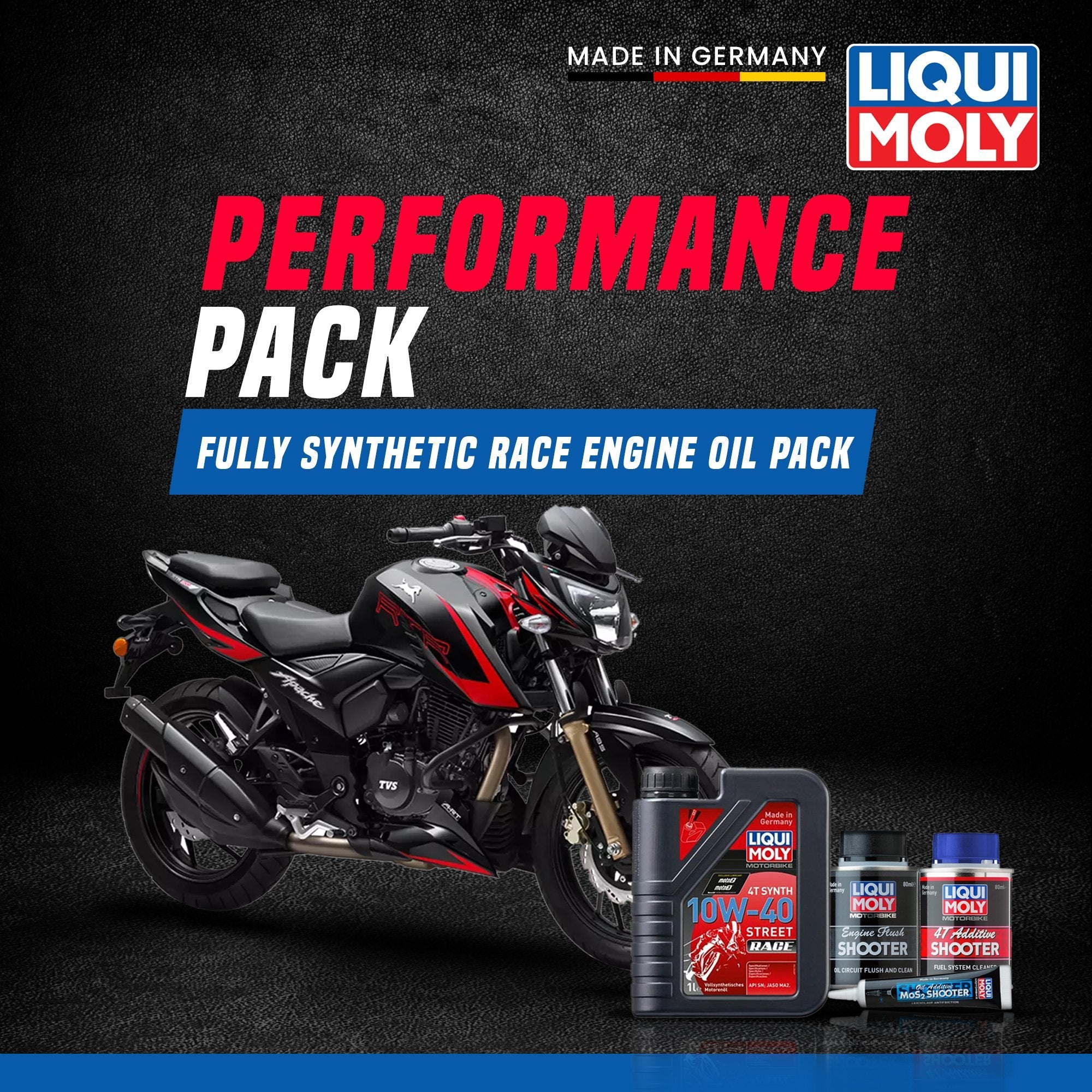 Liqui Moly TVS Apache RTR 180 Performance pack - LRL Motors