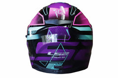 LS2 HELMET - FF320 EXO BLACK TURGUOISE HELMETS - LRL Motors