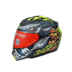 LS2 HELMET - FF352 FLY DEMON MATT BLACK YELLOW - LRL Motors