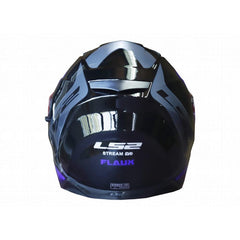 LS2 HELMETS - FF320 FLAUX BLACK BLUE - LRL Motors