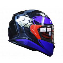 LS2 HELMETS - FF320 FLAUX BLACK BLUE - LRL Motors
