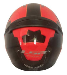 LS2 Helmets - FF352 Rookie - Iron Face - Gloss Black Orange - Single Mercury Visor Full Face Helmet - LRL Motors
