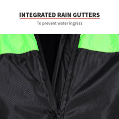 M200 RAIN JACKET – PRO(BLACK/GREEN) - LRL Motors