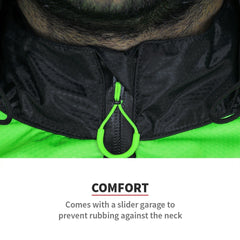 M200 RAIN JACKET – PRO(BLACK/GREEN) - LRL Motors