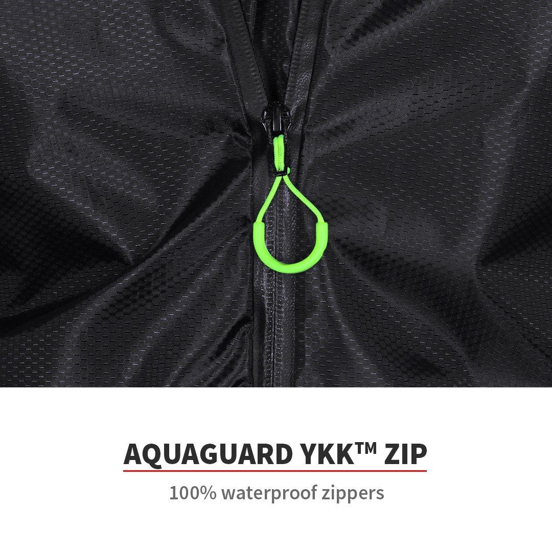 M200 RAIN JACKET – PRO(BLACK/GREEN) - LRL Motors