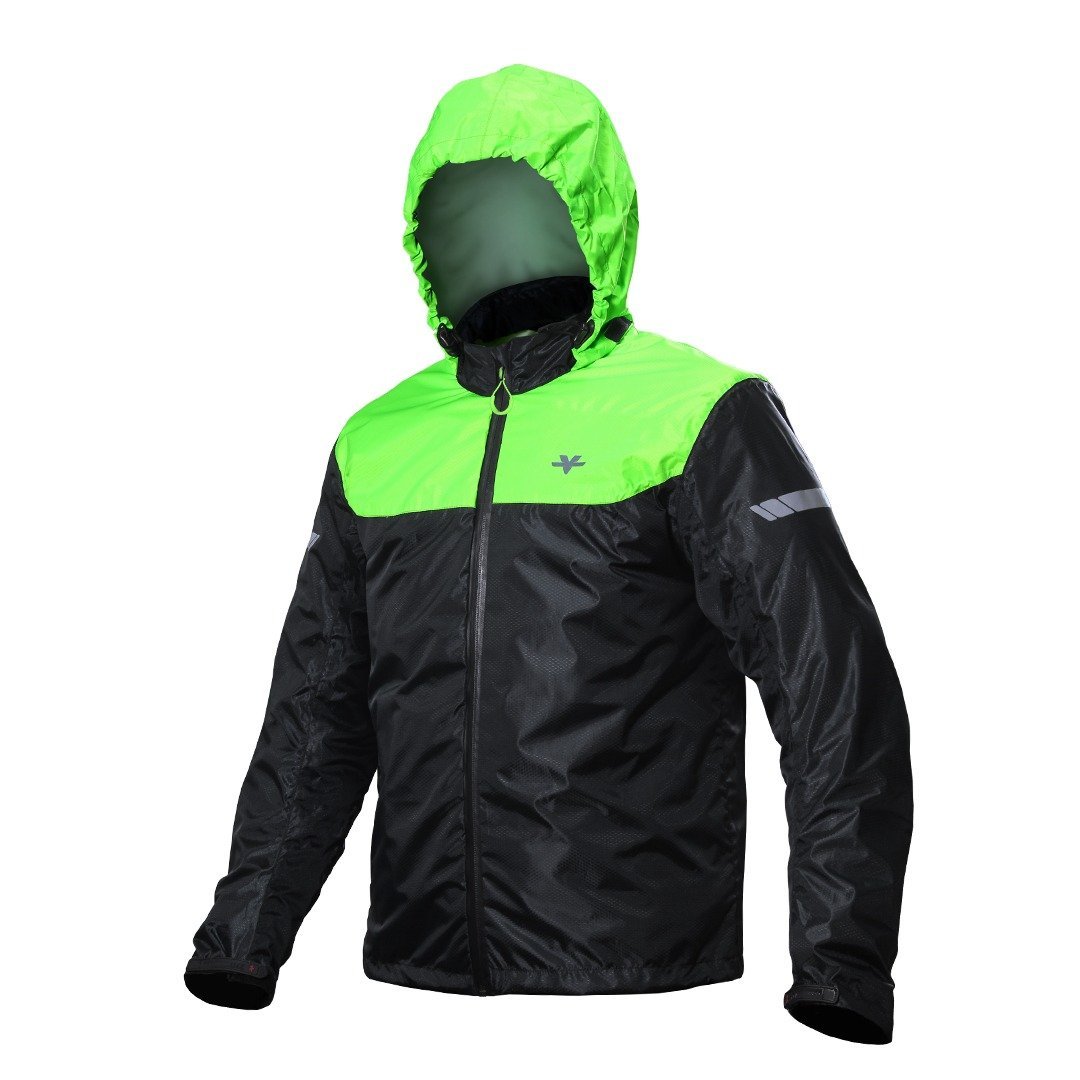 M200 RAIN JACKET – PRO(BLACK/GREEN) - LRL Motors