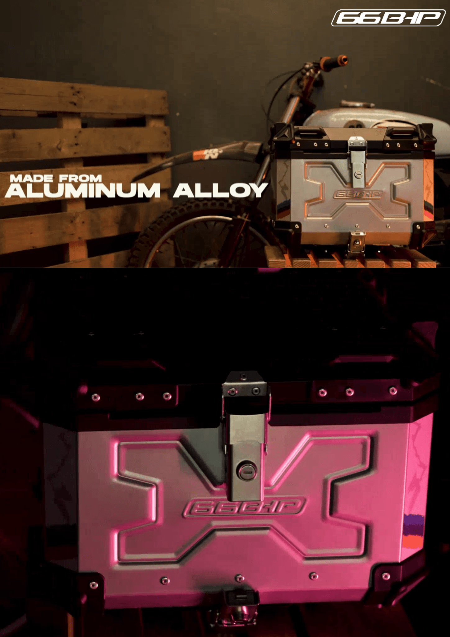 Motorcycle top box (45L) 66Bhp - LRL Motors