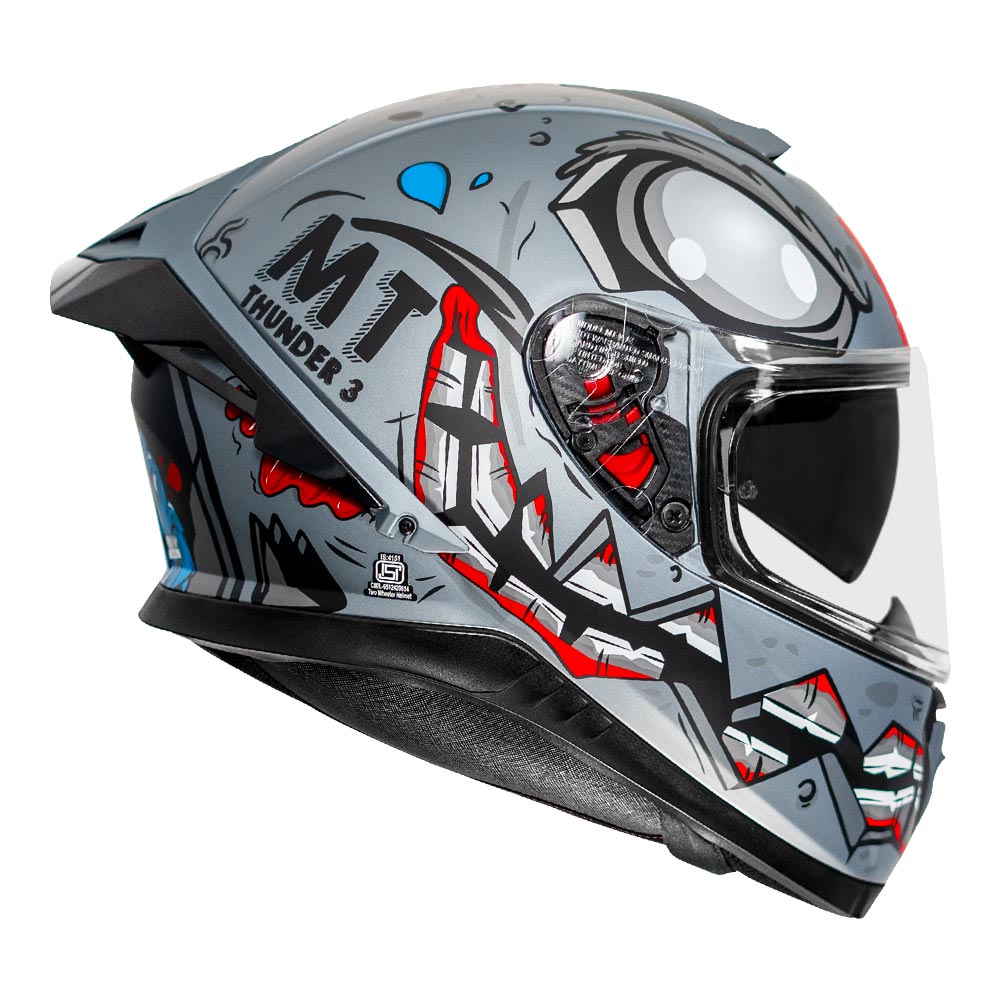 MT Helmets thunder 3 pro creature - LRL Motors