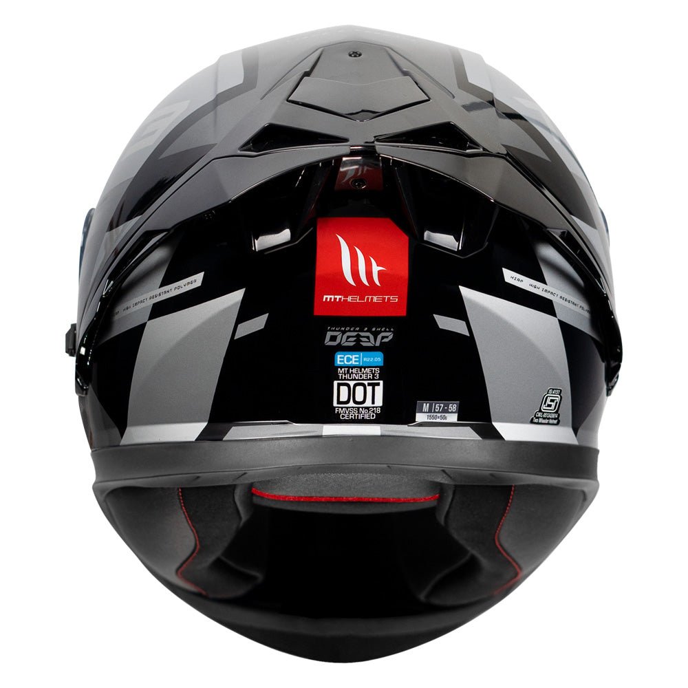 MT Helmets Thunder 3 SV Pro - Deep Gloss Grey - LRL Motors