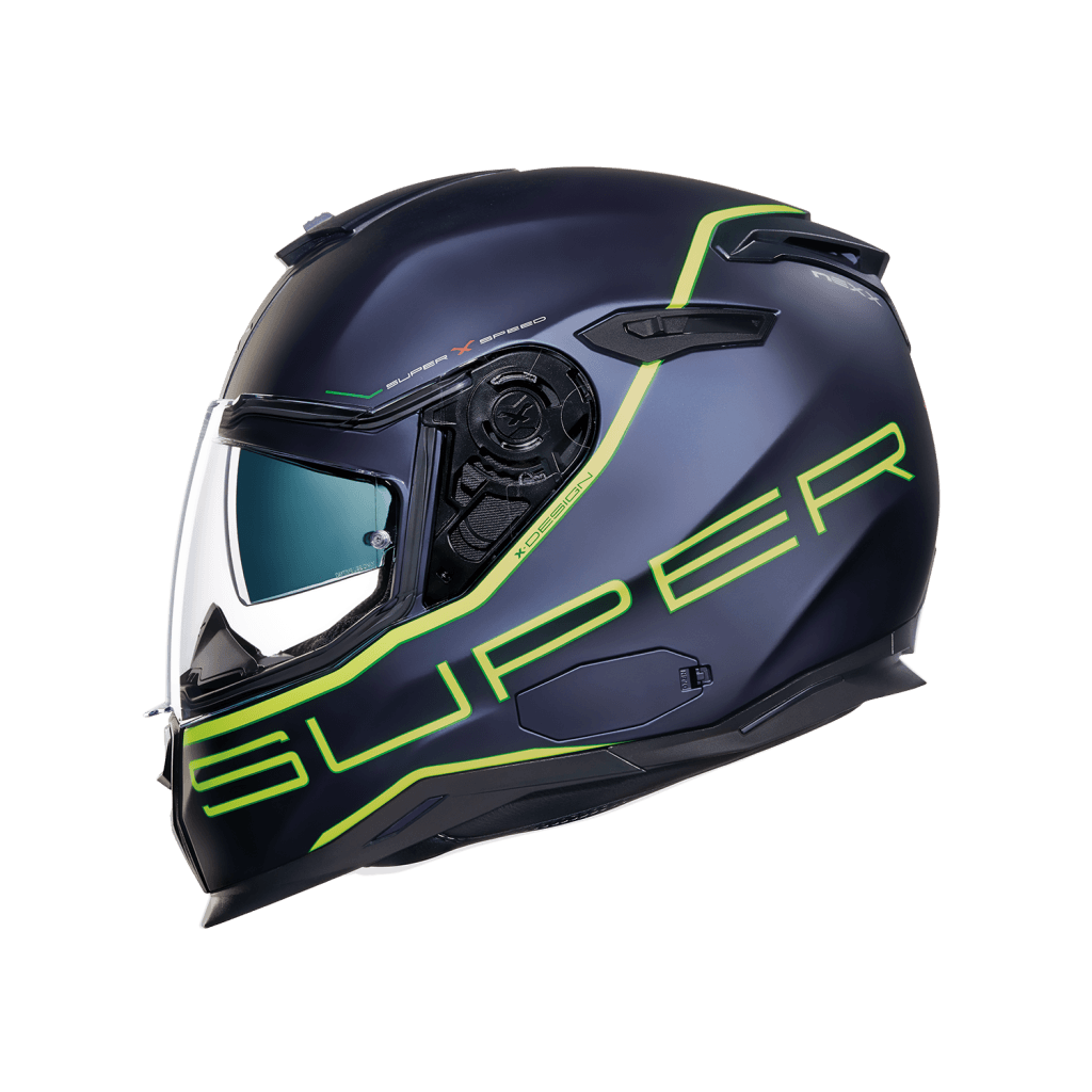 Nexx SX 100 Super Speed N Blue/NYE MT - LRL Motors
