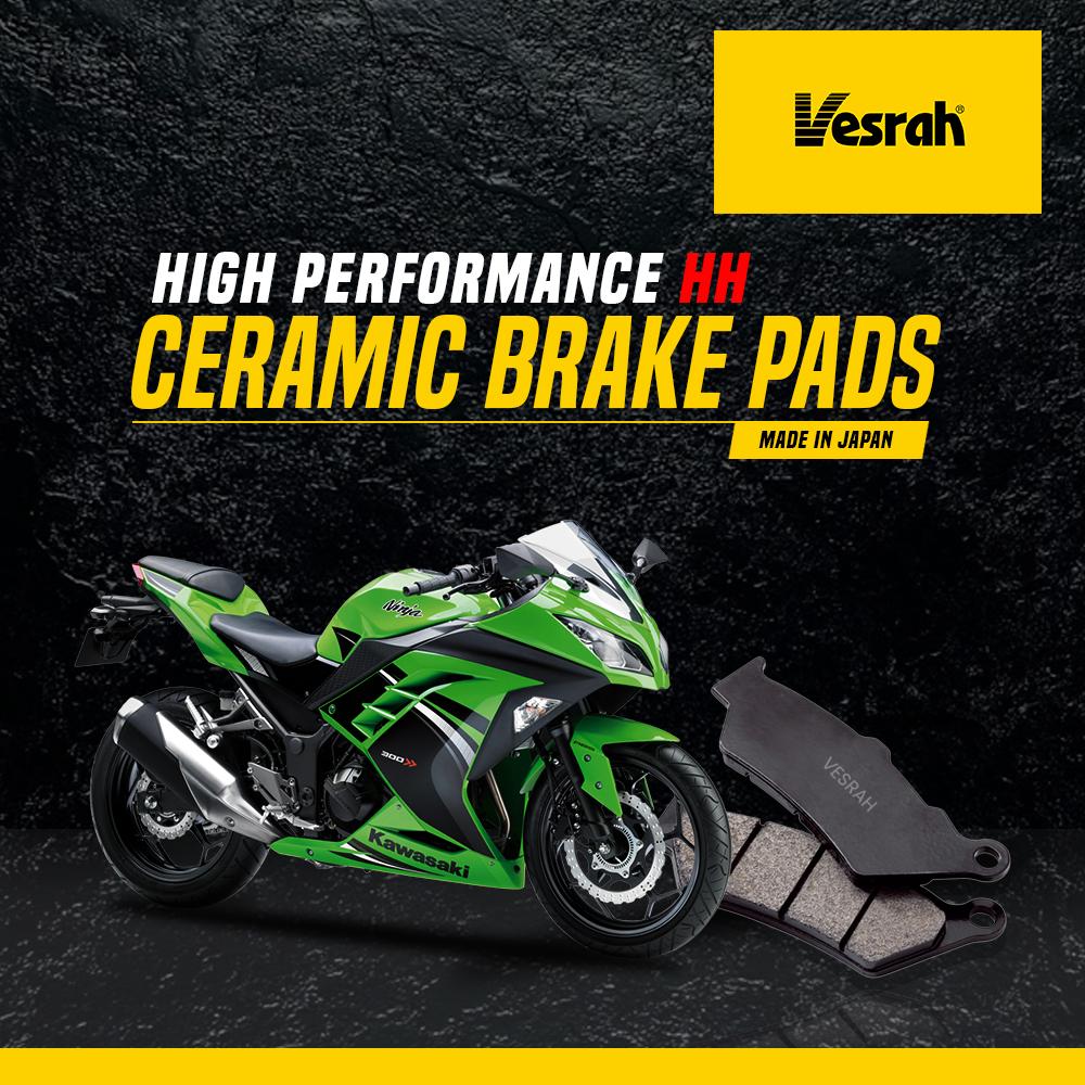 Ninja 400 front brake pad (Ceramic) - LRL Motors
