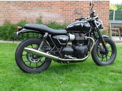 Norman Hyde TOGA Peashooter Exhausts for the Street Twin 900 - LRL Motors