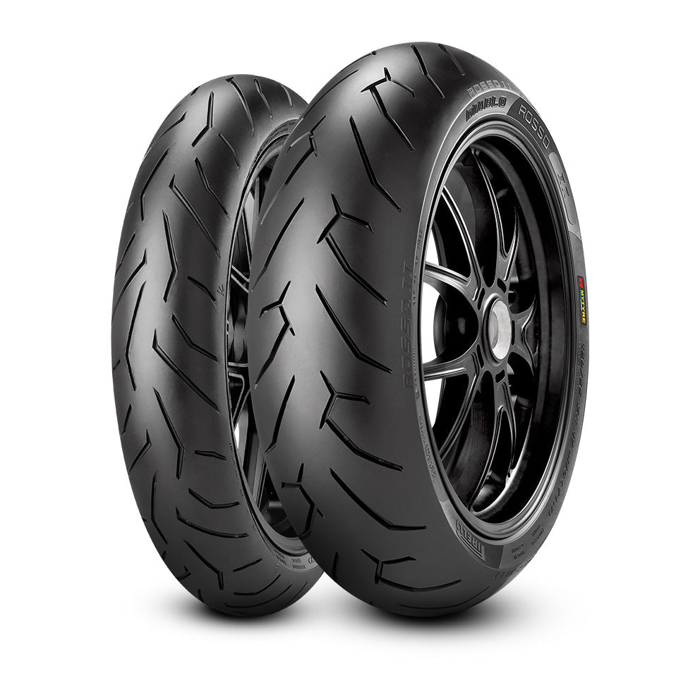 PIRELLI DIABLO ROSSO 2 140/70R17 Tubeless 66 H Rear Two-Wheeler Tyre - LRL Motors