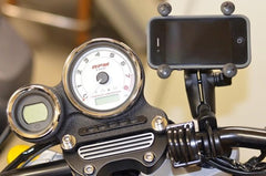 RAM Handlebar Rail Mount with Zinc Coated U-Bolt Base and Universal RAM® X-Grip® Phone Cradle - LRL Motors