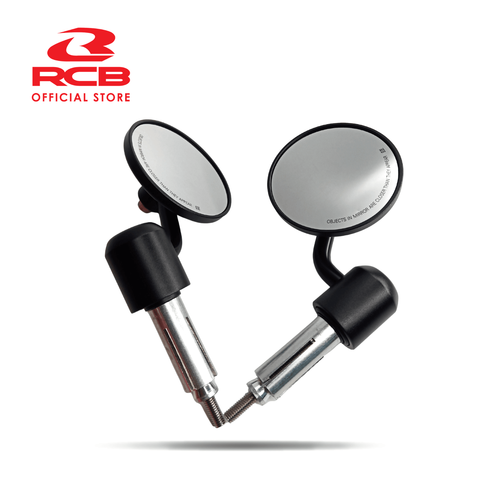 RCB Alloy Side Mirror S7 Series Bar End Type - Universal - LRL Motors