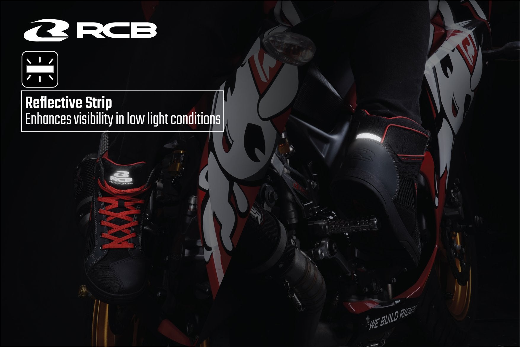 RCB - Limited Edition Premium Riding Shoes - LRL Motors