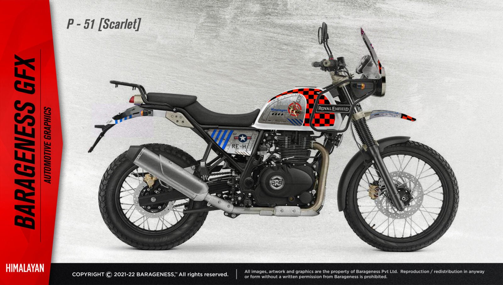 RE Himalayan Automotive Graphics - LRL Motors