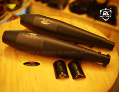 Red Rooster Performance Stellar Interceptor / Continental GT650 - Black Matte - LRL Motors