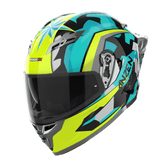 Ridex titanium anzen glossy helmet - LRL Motors