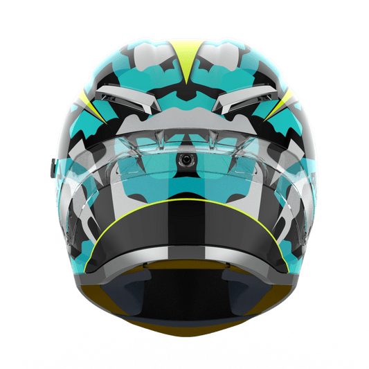 Ridex titanium anzen glossy helmet - LRL Motors
