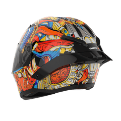 Ridex titanium diabo glossy helmet - LRL Motors