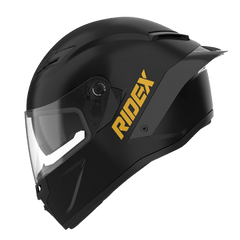 Ridex titanium midnight glossy helmet - LRL Motors