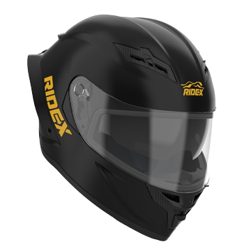 Ridex titanium midnight glossy helmet - LRL Motors