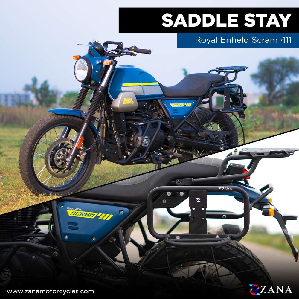 Royal Enfield Himalayan/ Scram 411 Zana saddle stay with jerry can mounting - LRL Motors